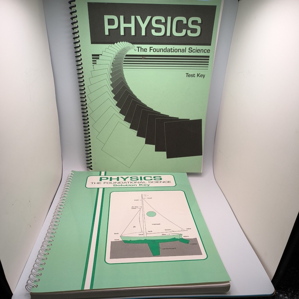 Abeka Physics: The Foundational Science Solution Key Test - Picture 1 of 10